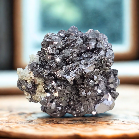 Galène, Pyrite et Quartz brut 70g (MB476)