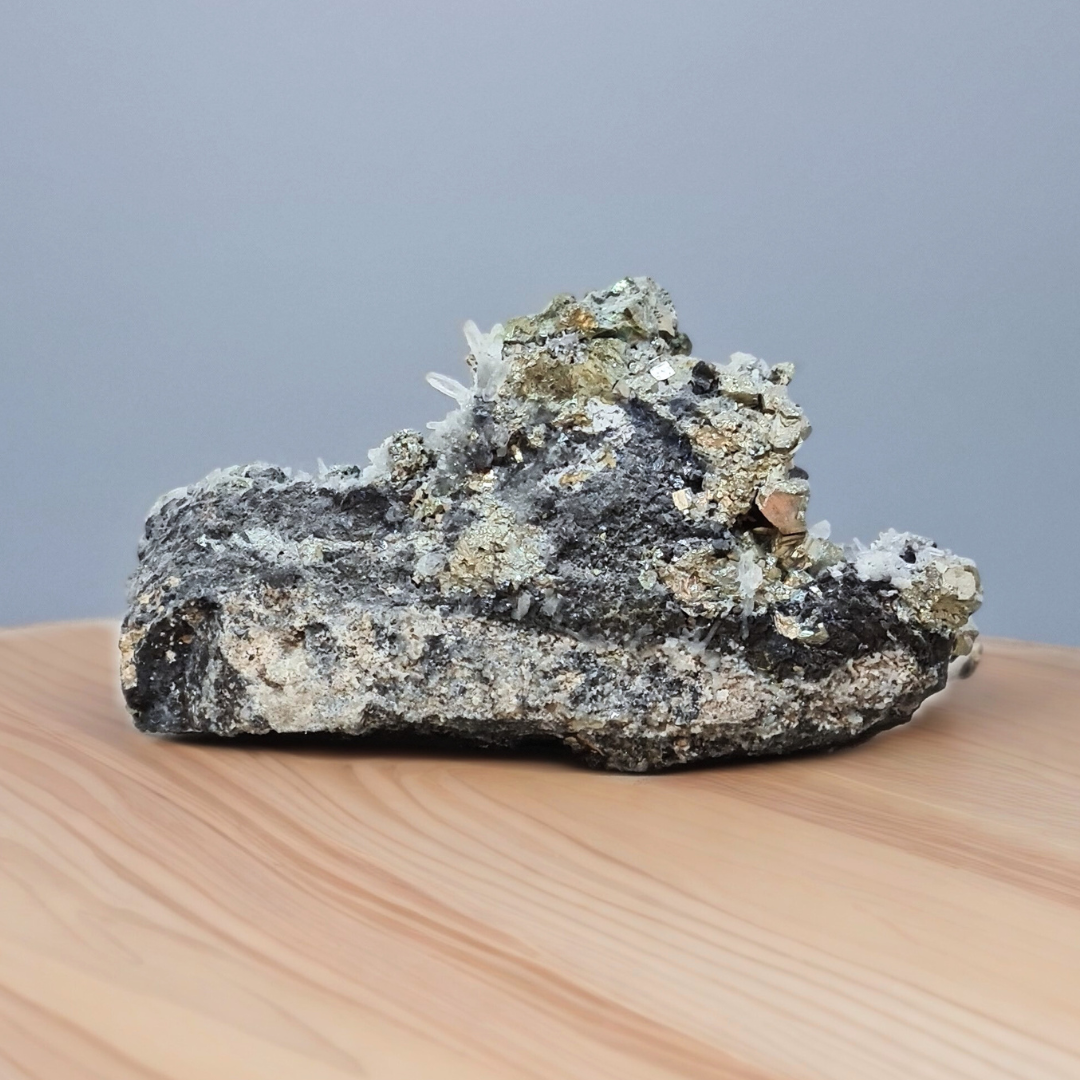 Galène, Quartz et Pyrite 152g {MB583)