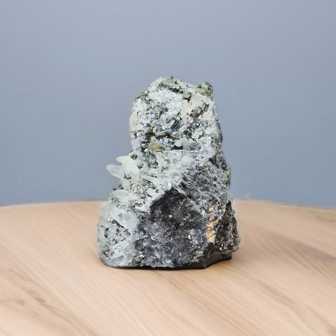 Galène, Quartz et Pyrite 152g {MB583)
