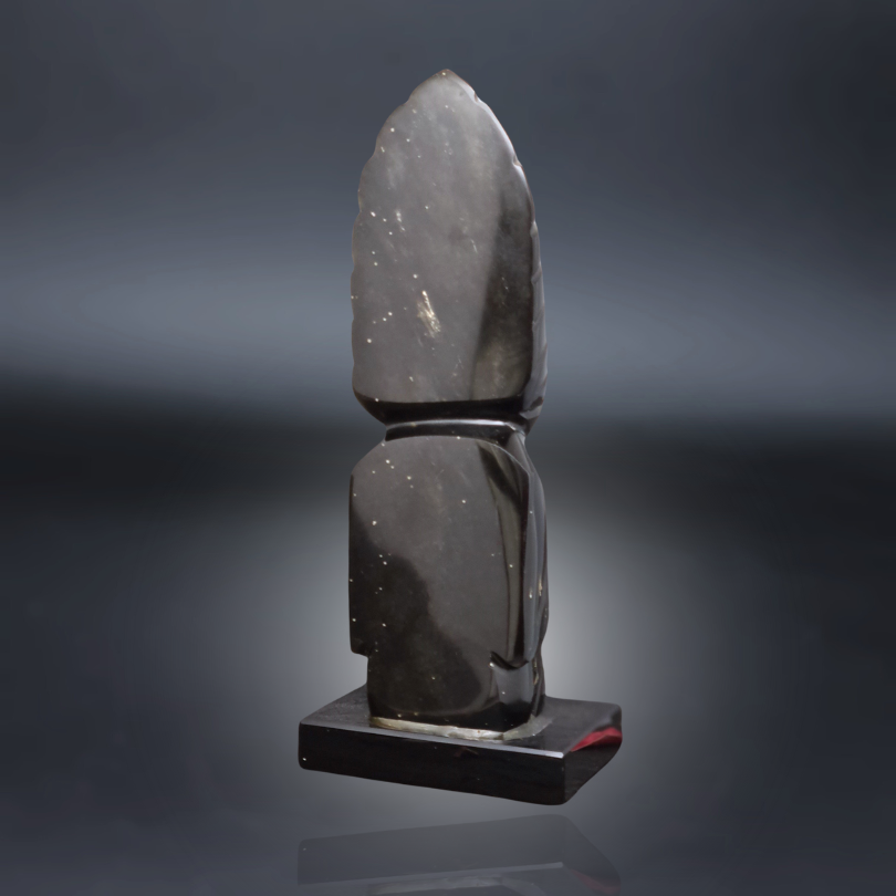 lithotherapie, maya, obsidienne doree, pierre, statue ENAE Mineraux
