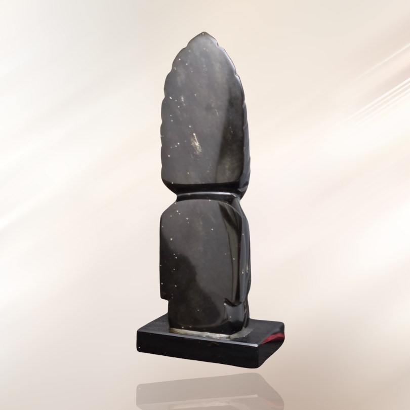 lithotherapie, maya, obsidienne doree, pierre, statue ENAE Mineraux