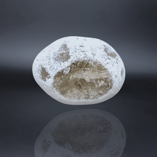 lithotherapie, nodule, pierre, quartz fume ENAE Mineraux
