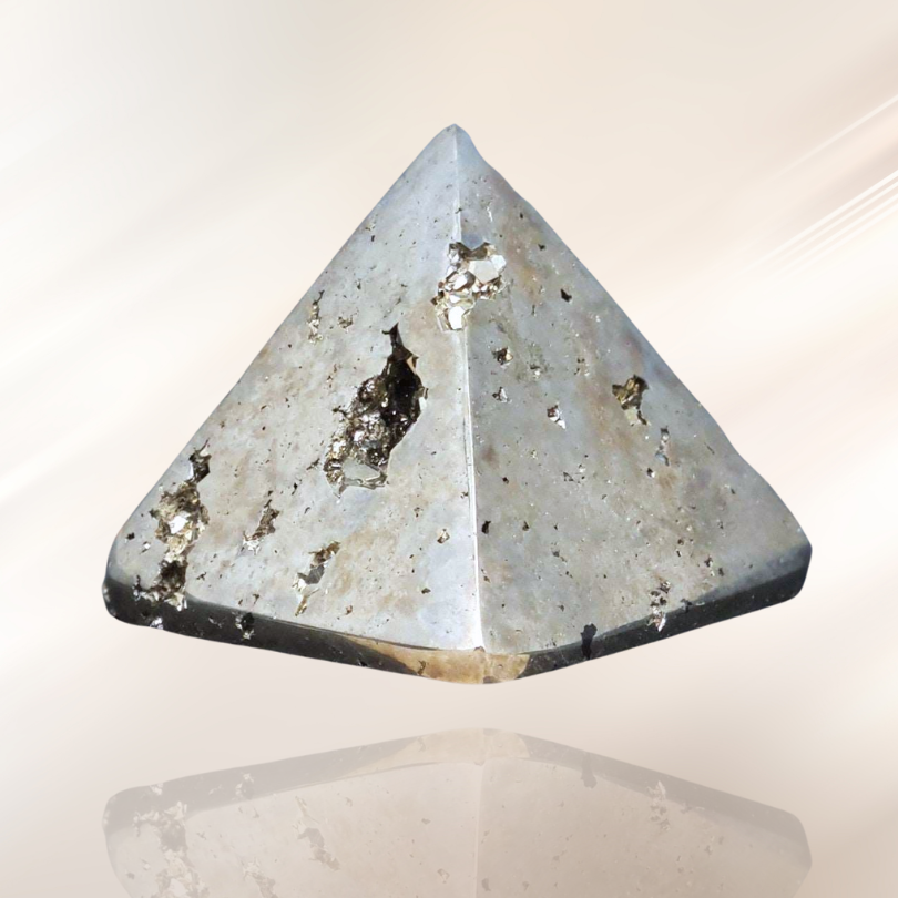 lithotherapie, pierre, pyramide, pyrite ENAE Mineraux