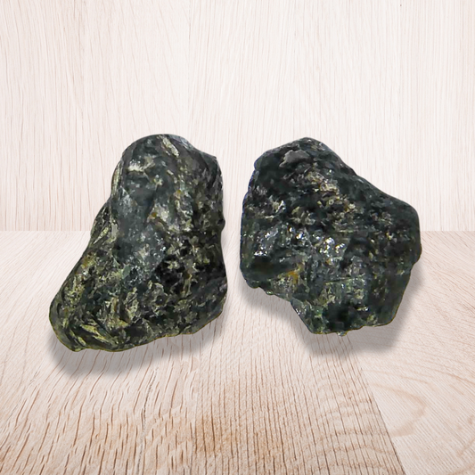 Lot de 2 Alexandrite brutes (MB571-1) - ENAE Minéraux