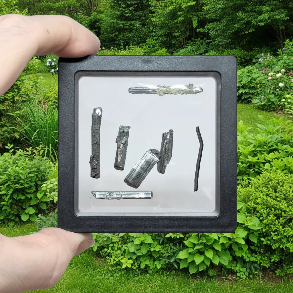 Lot de 7 petites Stibine brutes (MB565-1)