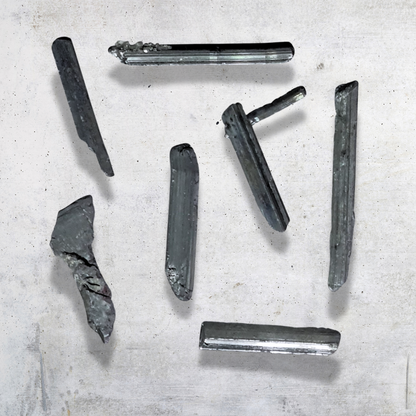 Lot de 7 petites Stibine brutes (MB565-2) - ENAE Minéraux