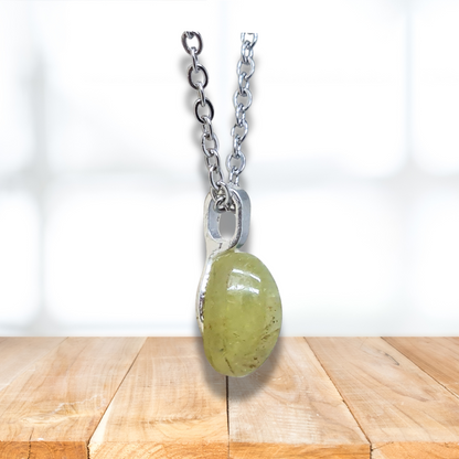 Pendentif en Apatite jaune (PE2065) - ENAE Minéraux
