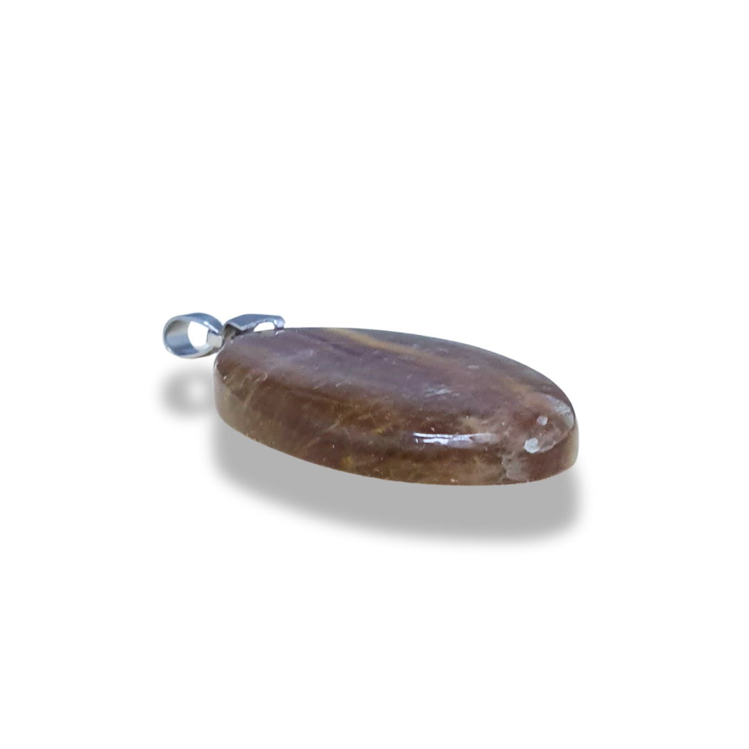 Pendentif en Fluorite jaune et arc-en-ciel (PE2088) - ENAE Minéraux