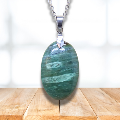 Pendentif en Larsonite (Jaspe) (PE2055) - ENAE Minéraux