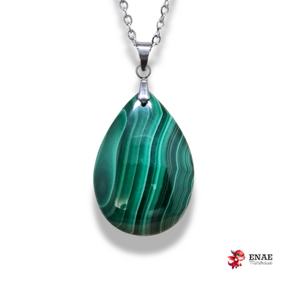 Pendentif en Malachite (PE2082)