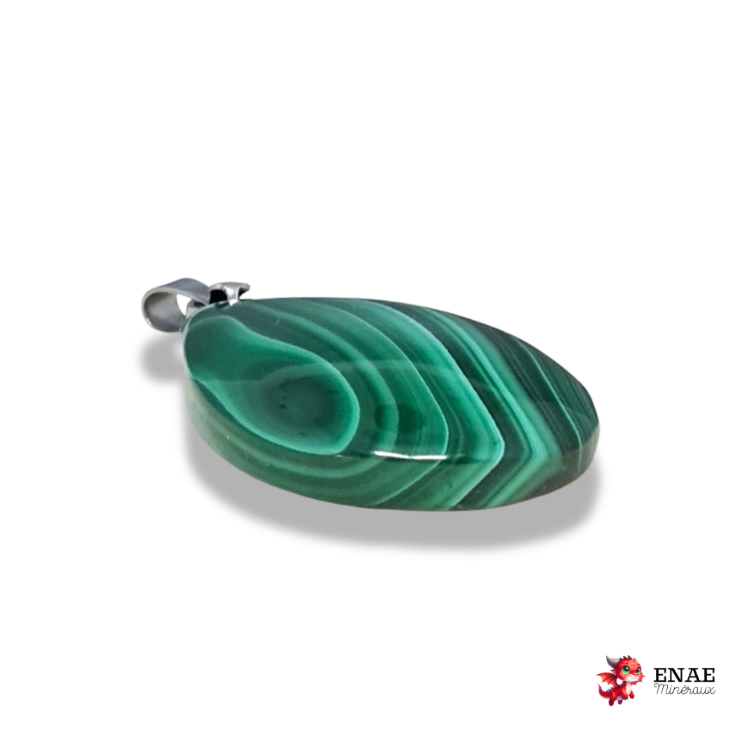 Pendentif en Malachite (PE2082)