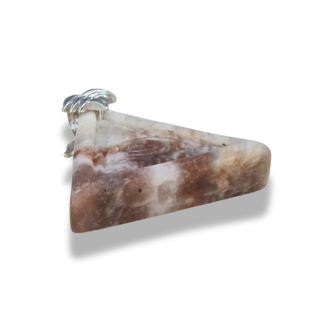 Pendentif Œil de la Providence en Pierre de Lune (PE2079) - ENAE Minéraux
