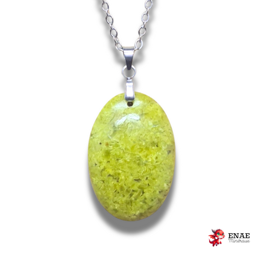 Pendentif en Opale verte (PE2059)
