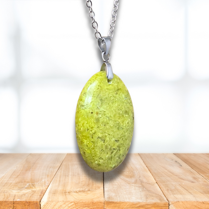 Pendentif en Opale verte (PE2059) - ENAE Minéraux