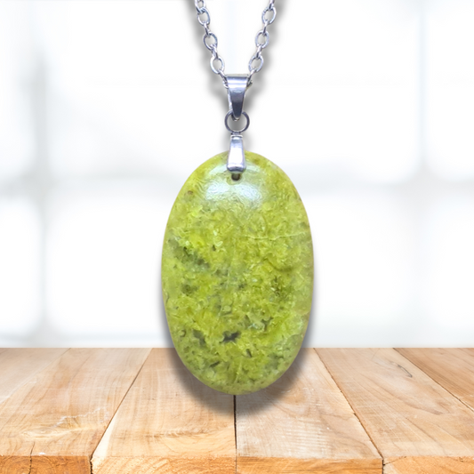 Pendentif en Opale verte (PE2058) - ENAE Minéraux