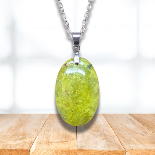 Pendentif en Opale verte (PE2057) - ENAE Minéraux