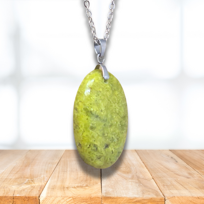 Pendentif en Opale verte (PE2058) - ENAE Minéraux