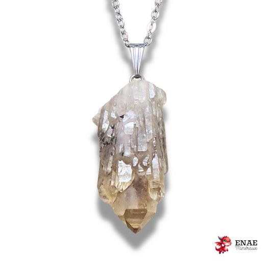 Pendentif en pointe de Citrine brute (PE2068)