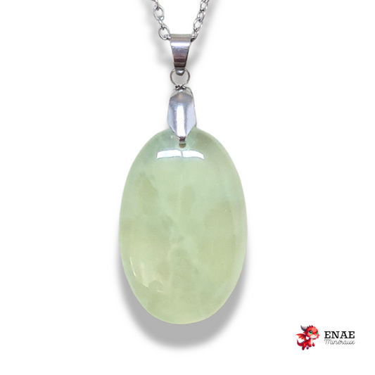 Pendentif en Prehnite (PE2071)