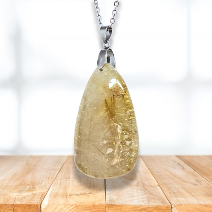 Pendentif en Quartz Rutile (PE1526)