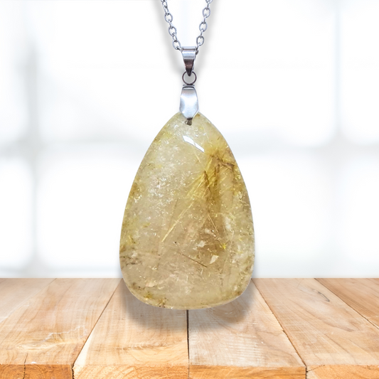 Pendentif en Quartz Rutile (PE1526)
