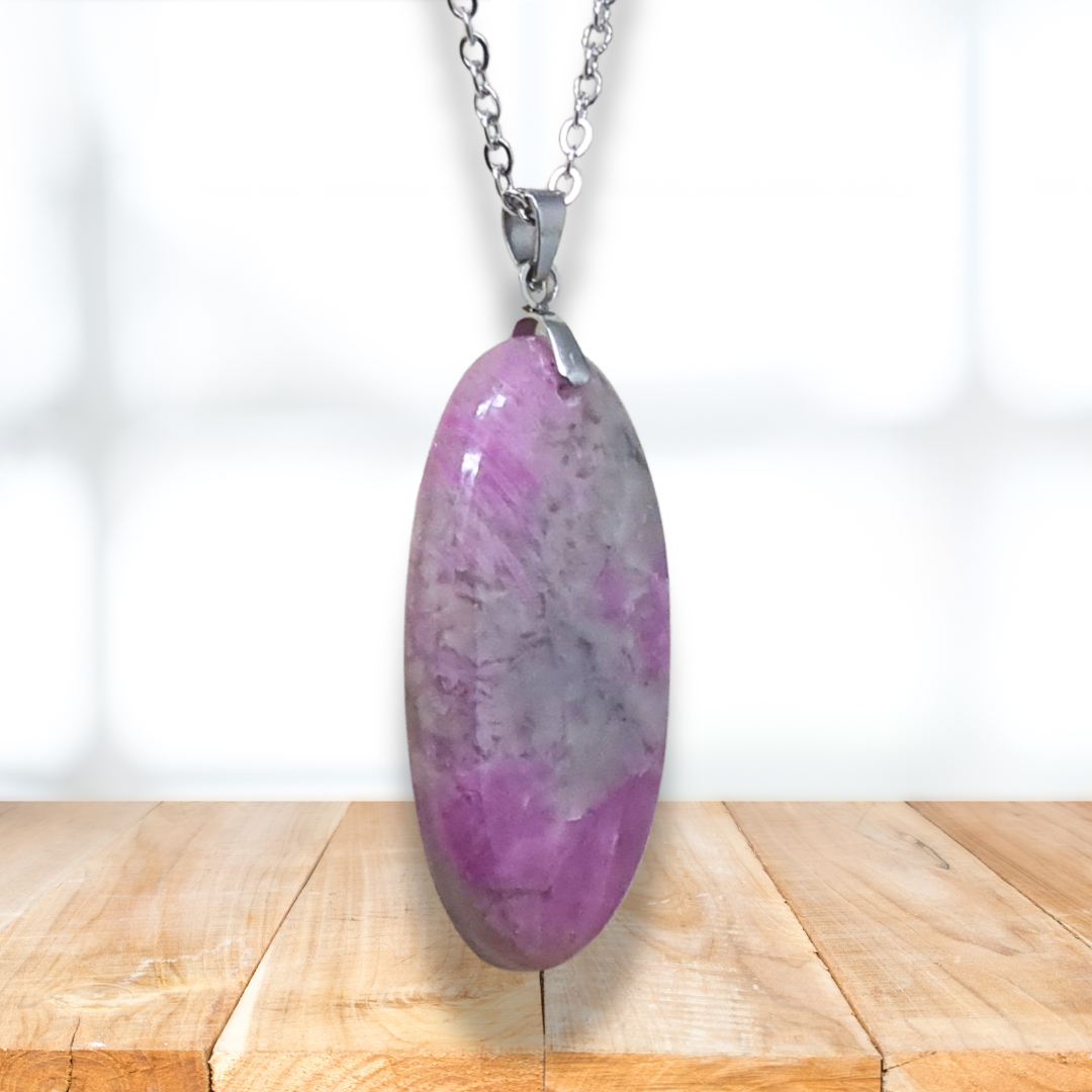 Pendentif en Rubis et Sillimanite (PE2085)