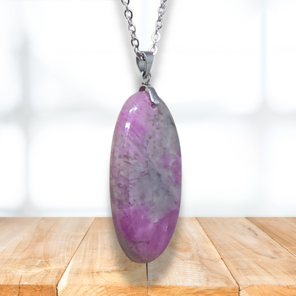 Pendentif en Rubis et Sillimanite (PE2085)