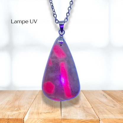 Pendentif en Rubis et Sillimanite (PE2086) - ENAE Minéraux