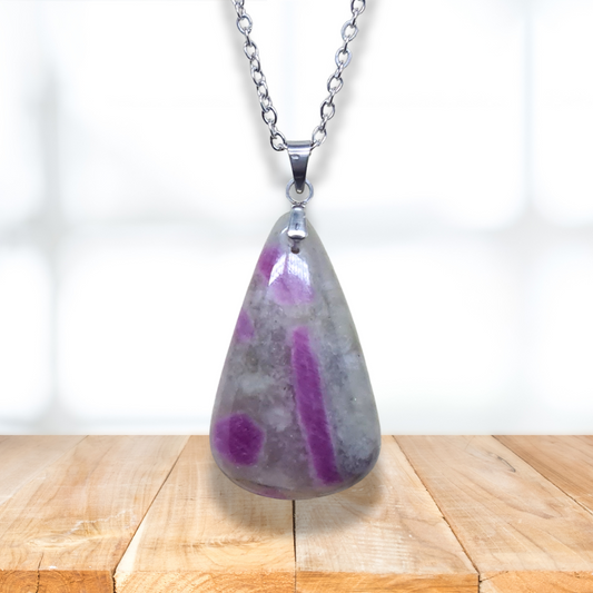 Pendentif en Rubis et Sillimanite (PE2086)