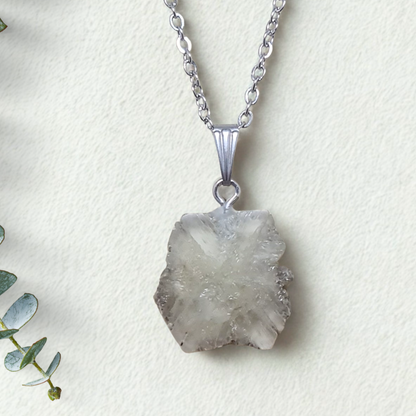 Pendentif en tranche d'Aragonite (PE2103)