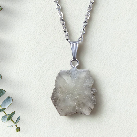 Pendentif en tranche d'Aragonite (PE2103)