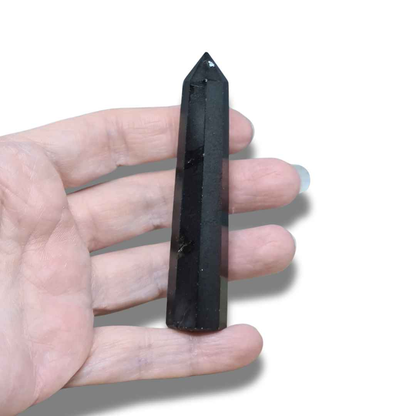 Pointe polie en Tourmaline noire (PRGFL737)