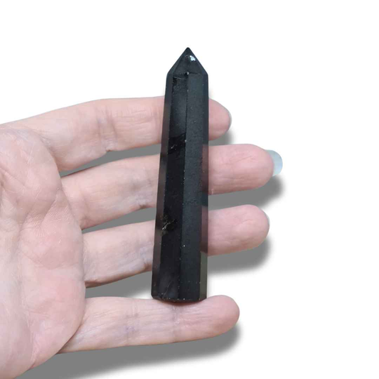 Pointe polie en Tourmaline noire (PRGFL737)
