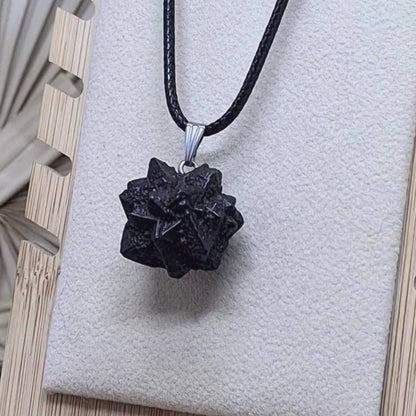 Pendentif en Pierre de Prophétie - Goethite / Marcassite (PE2023-3)