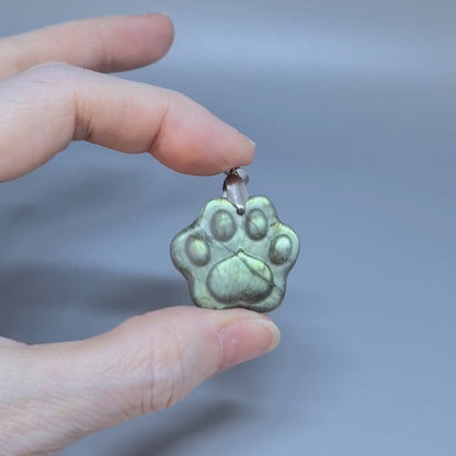 Pendentif patte en Labradorite (PE2022-5) (Copie)
