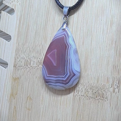 Pendentif en Agate du Botswana (PE1851)