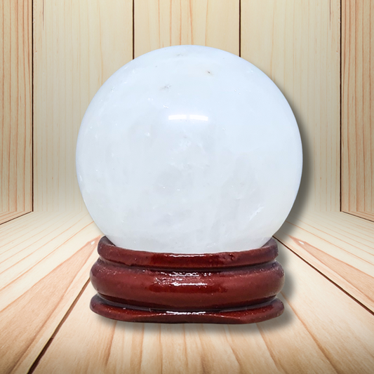 Sphère en Quartz blanc 90g (PRGFL750)