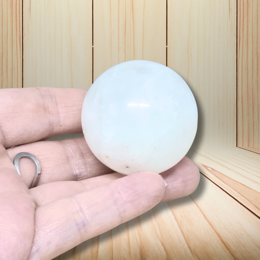 Sphère en Quartz blanc 90g (PRGFL750)