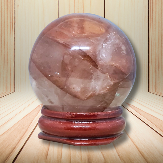 Sphère en Quartz hématoïde 104g (PRGFL752)