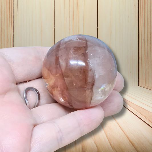 Sphère en Quartz hématoïde 104g (PRGFL752)