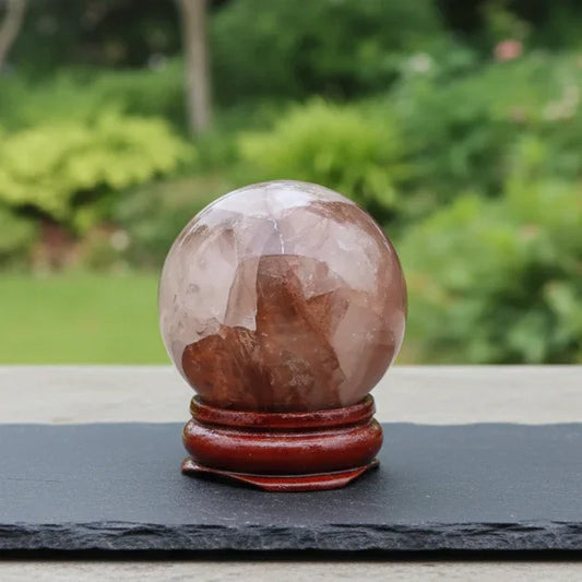 Sphère en Quartz hématoïde 104g (PRGFL752)